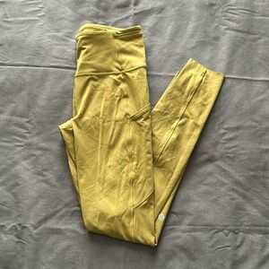 Lululemon Fast and Free Leggings High-rise Tight 28” Grape Leaf Size 6